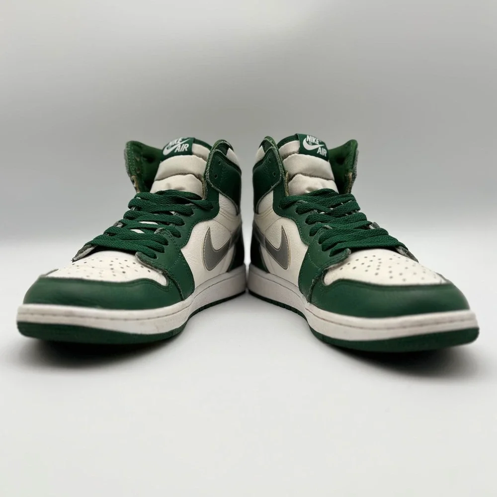 Air Jordan 1 Retro High OG Gorge Green White Silver DZ5485-303 Mens 9.5